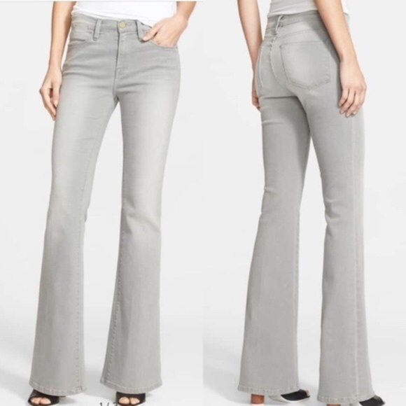Frame Denim Grey Flare Jeans - Picture 1 of 9